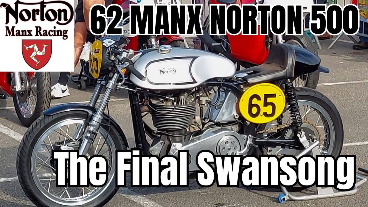 Мотоцикл Manx Norton 500 1962 года... Последний год заводской команды Manx.