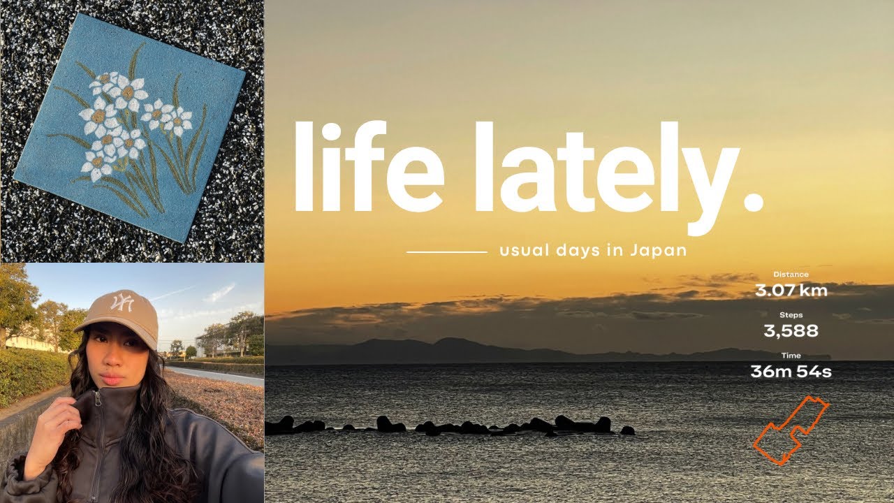 January: Life in Japan Lately 🧘🏻‍♀️ (hatsushinode, birthday gifts, solo date & afternoon walk) 🌼🎴🎍