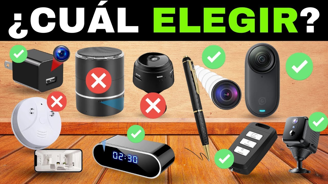 ✅ Top 9 MEJORES Mini Cámaras Espía BARATAS [2026] 📷 [Calidad-Precio] de Amazon con Wifi Camufladas