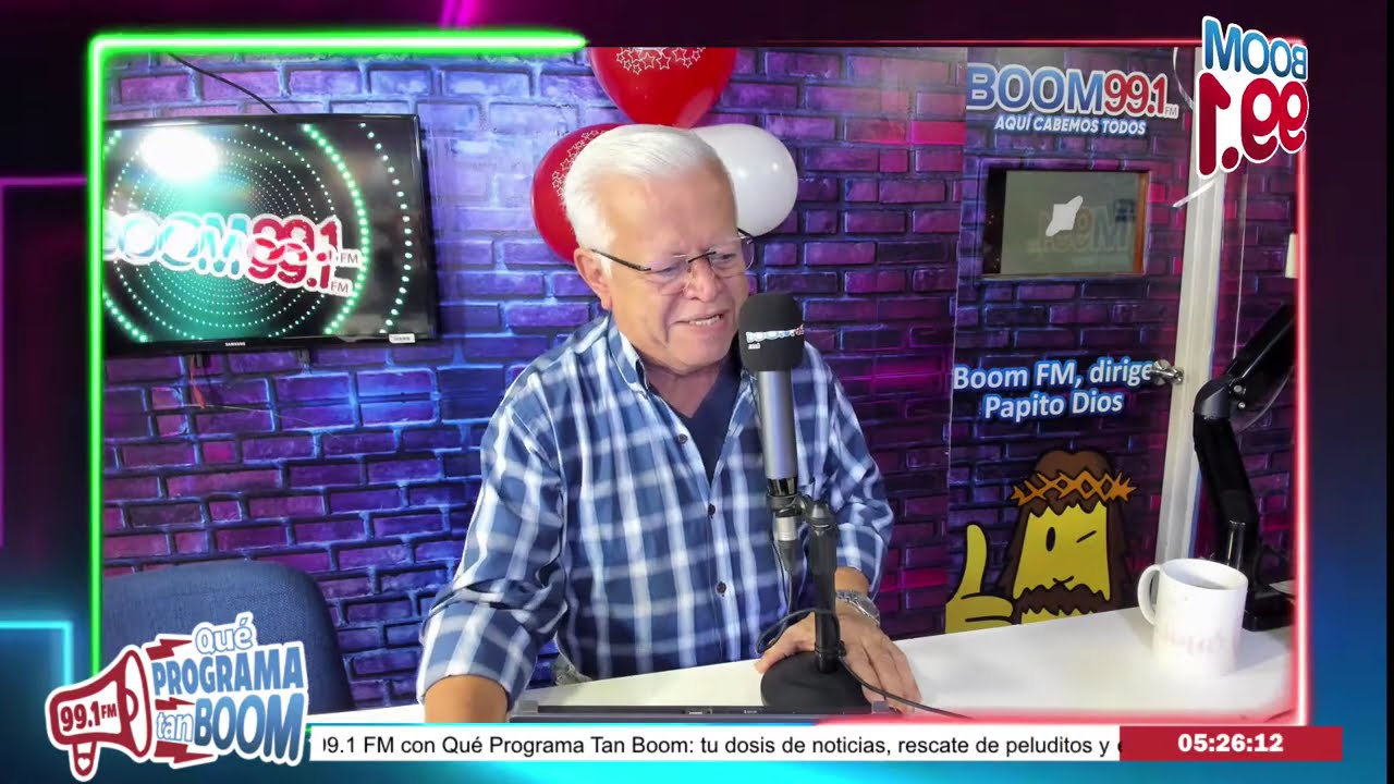 EN VIVO BOOM FM 🐾 QUE PROGRAMA TAN BOOM 🔵 5 MARZO ➡️ BOOM FM 99.1