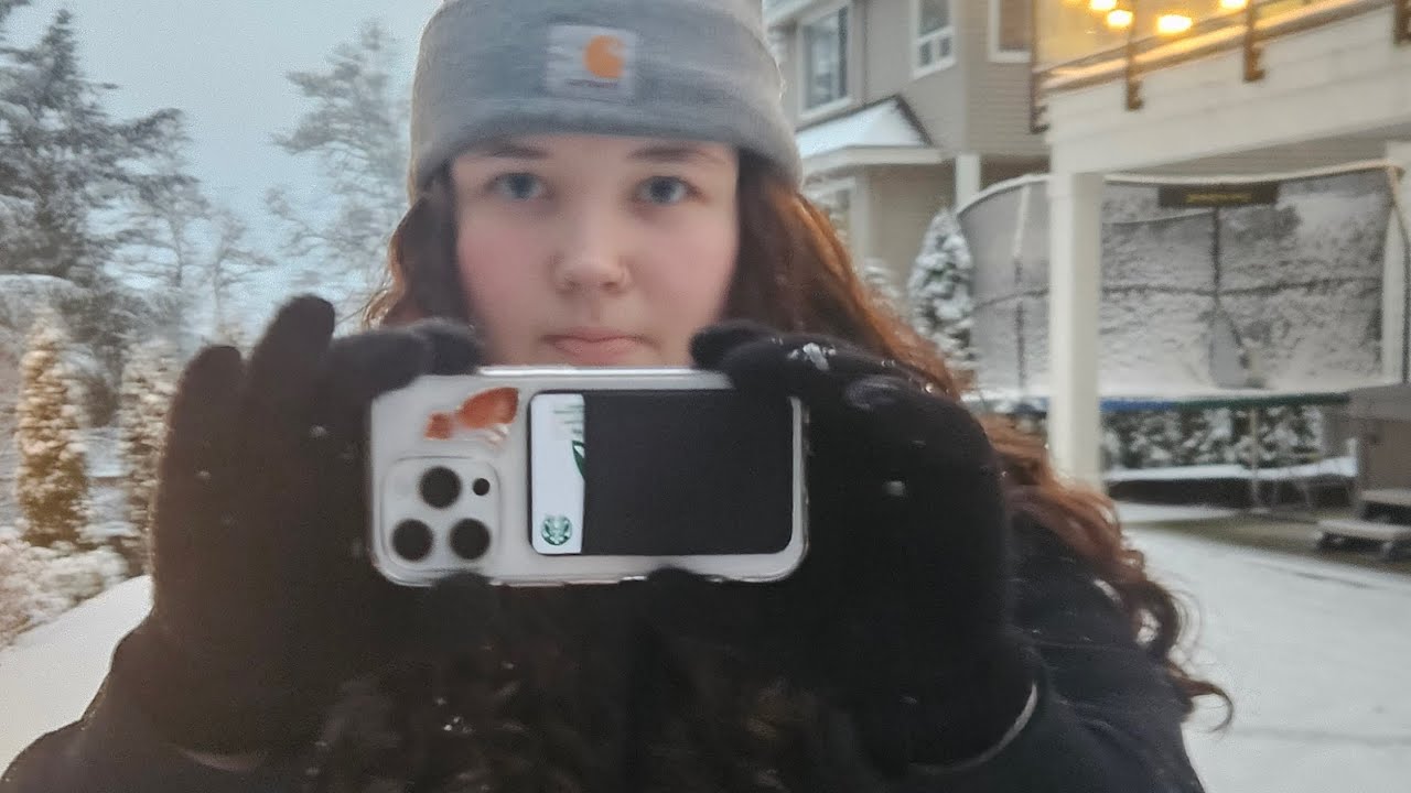 it's a snow day at the big white house up the hill