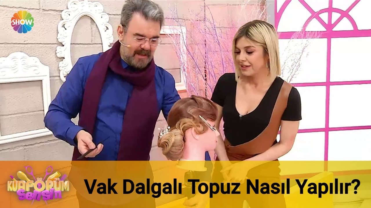 Vak Dalgalı Topuz Nasıl Yapılır?