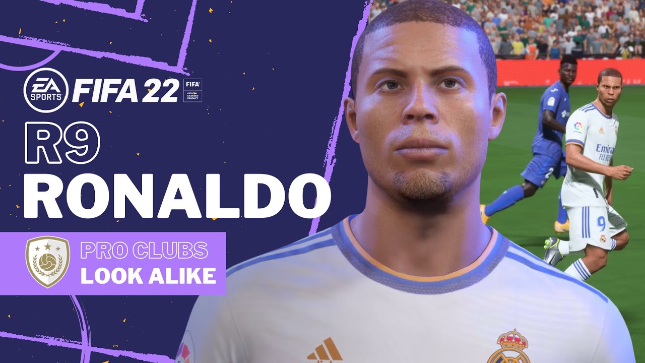 FIFA 22 - R9 RONALDO Pro Clubs Look alike Face Tutorial | Brazil | Real Madrid | Icon