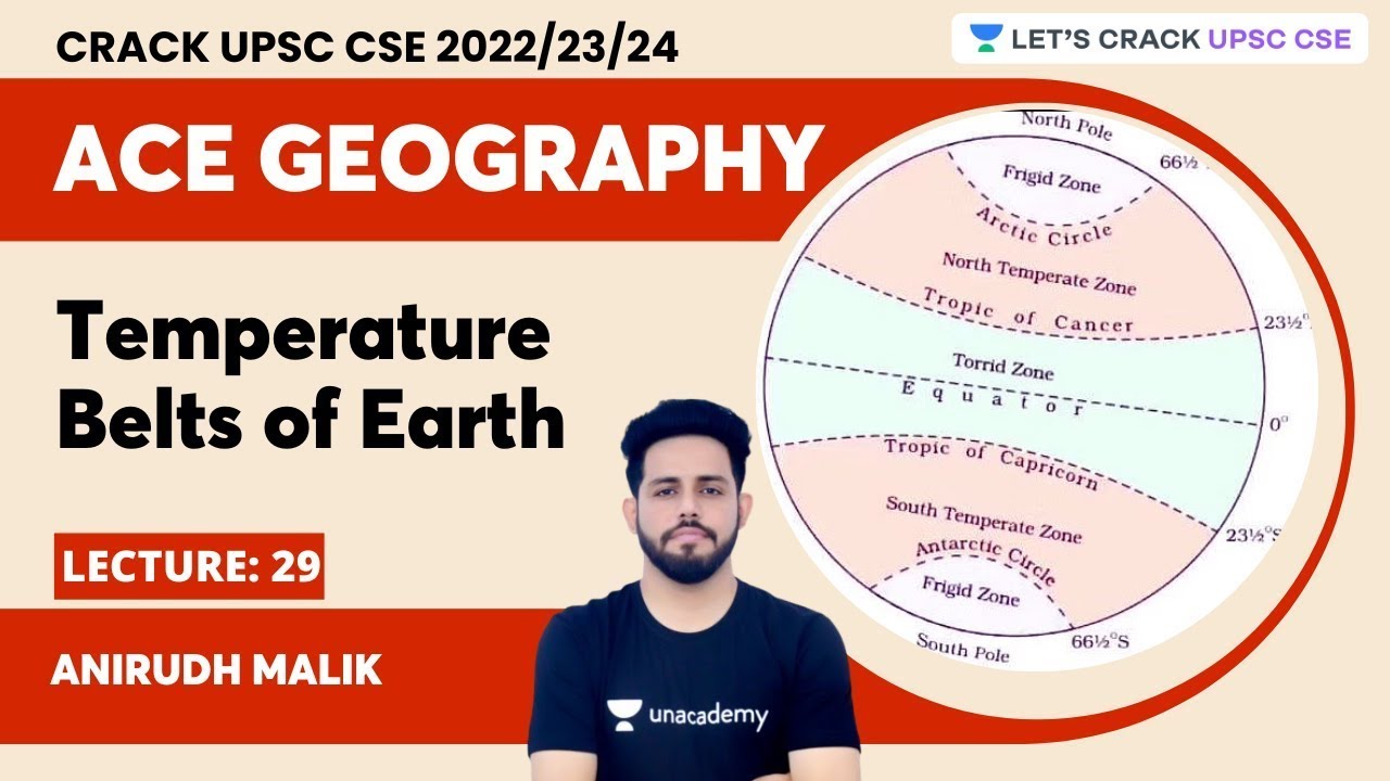 Ace Geography | L29 - Temperature Belts of Earth | Anirudh Malik | Let's Crack UPSC CSE