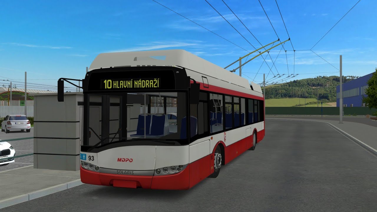 Simt Simulator 1.8.101 - Linia 10 (Kurs Skr&oacute;cony) - Solaris Trollino 12AC