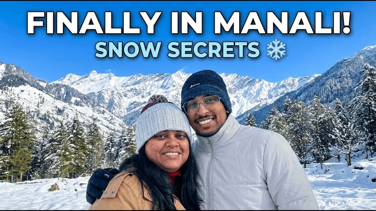 MANALI VLOG 2026: Day 1 Family Trip! 🏔️ Snow, Food & Hadimba Temple ✨