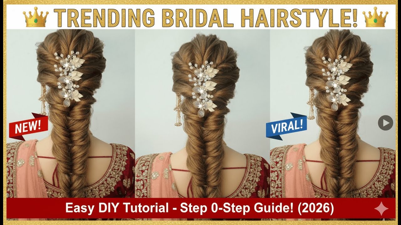 How to Make a Unique Bridal Hairstyle | Step-by-Step Wedding Hair Tutorial for Bride