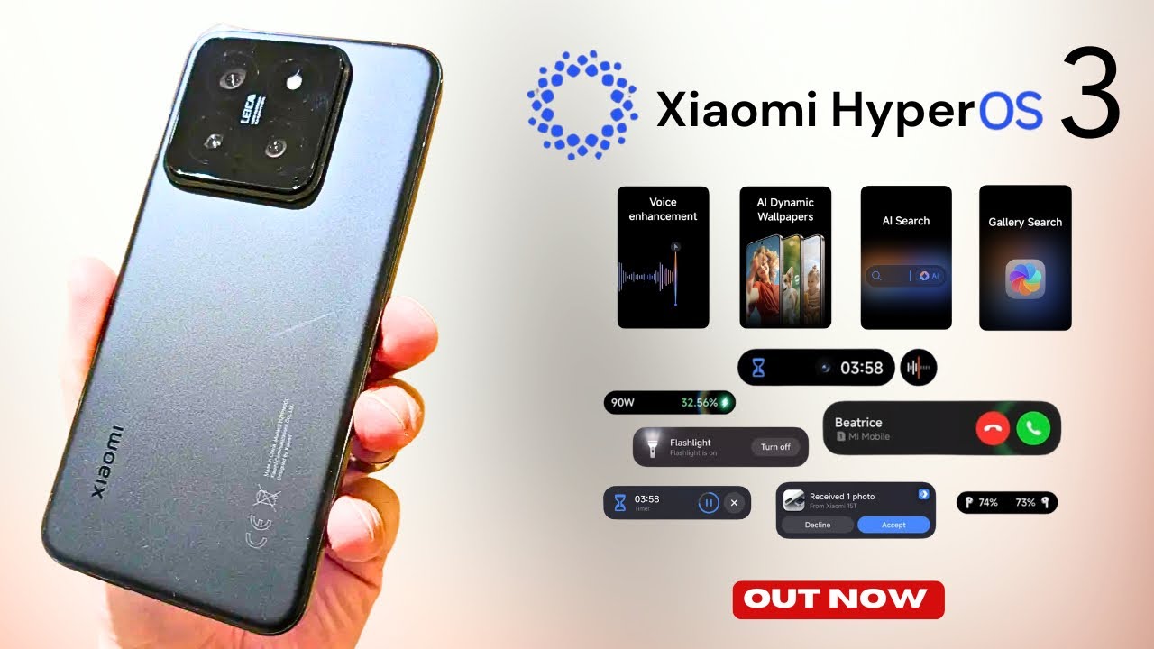 Официальное обновление Xiaomi 14 Hyper OS 3 Android 16 - ВЫШЛО!!!
