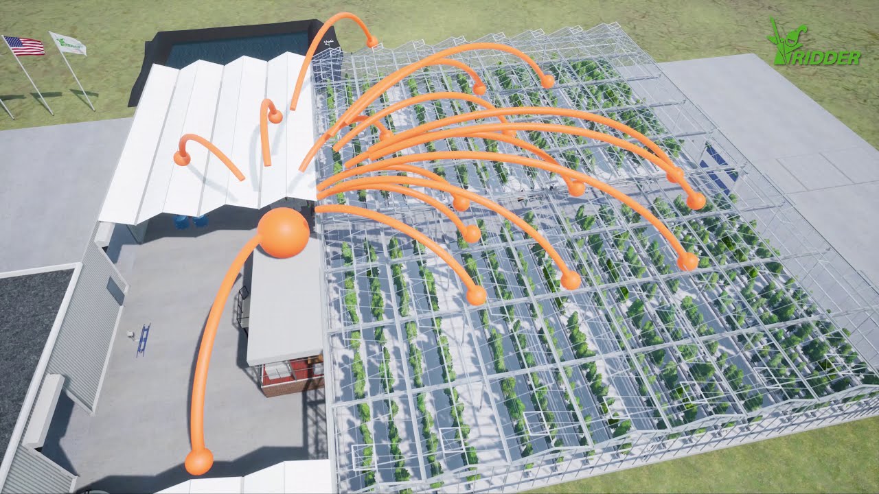 Climate Control for glass and poly greenhousess by Ridder