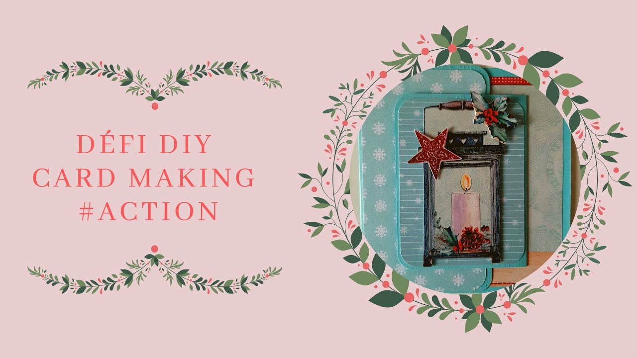 Défi n°4 DIY Card Making #action carte volet simple