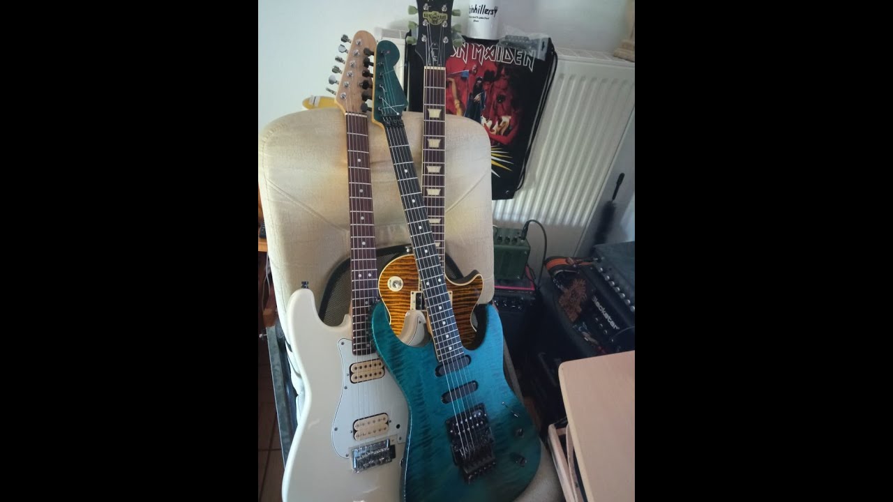 Guitars blindfold challenge....AXION...KAGMAKIS....EPIPHONE JP
