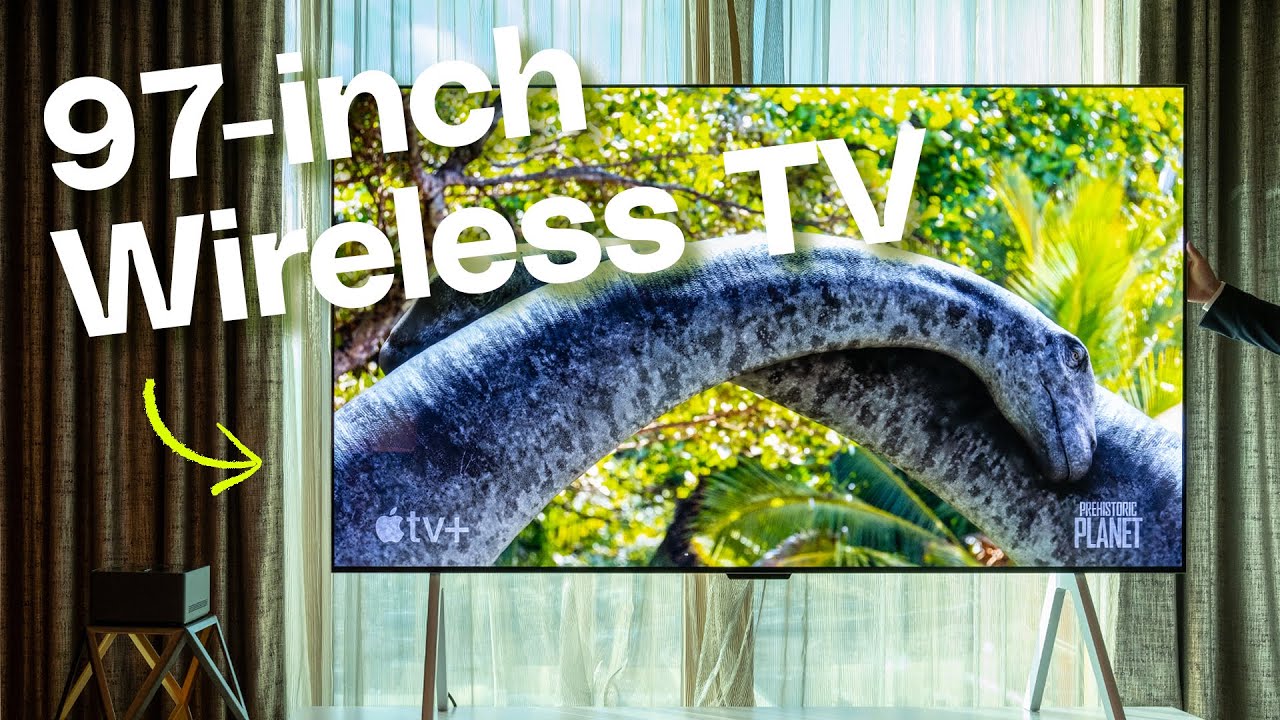 LG made an (almost) wireless 97-inch OLED TV