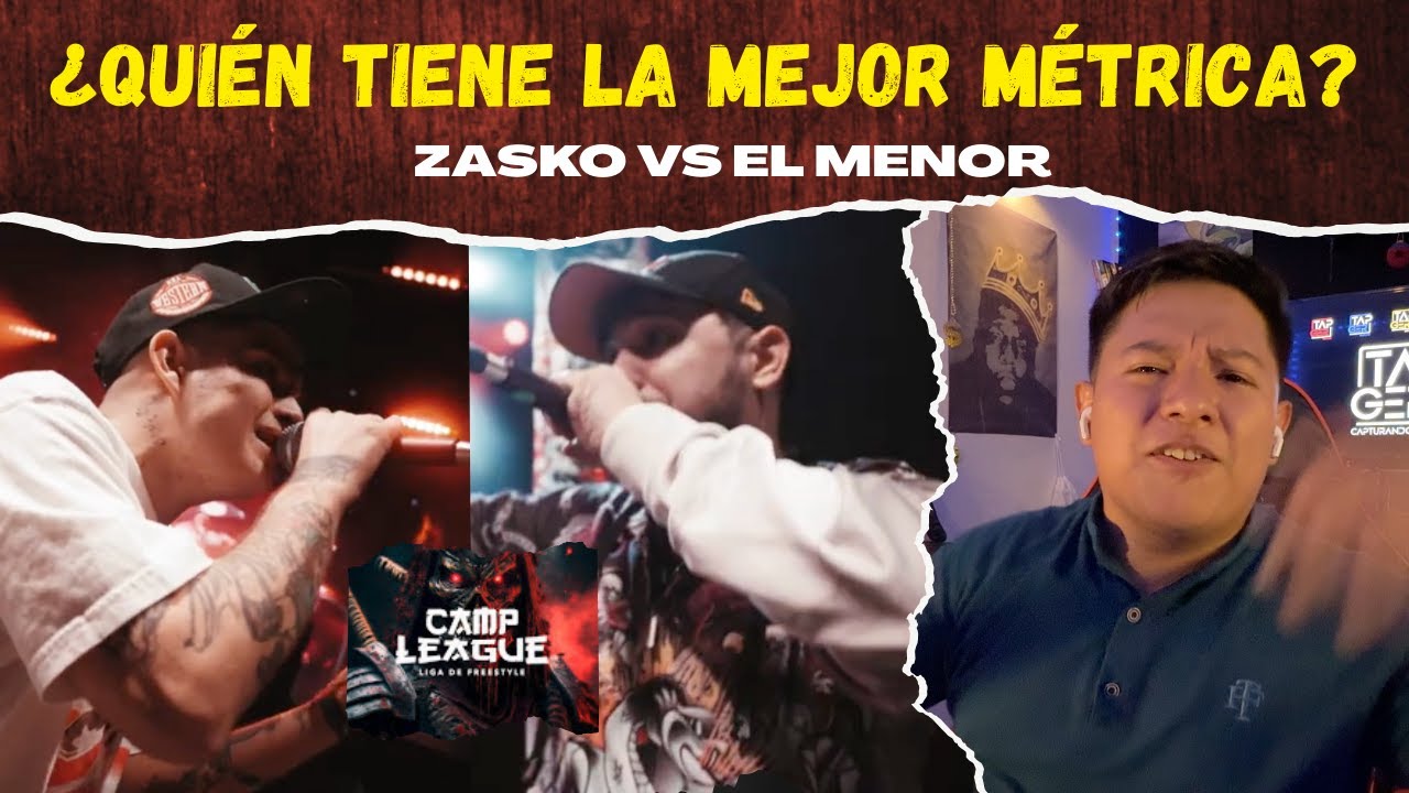 TAPGER reacciona a ZASKO vs EL MENOR en CAMP LEAGUE