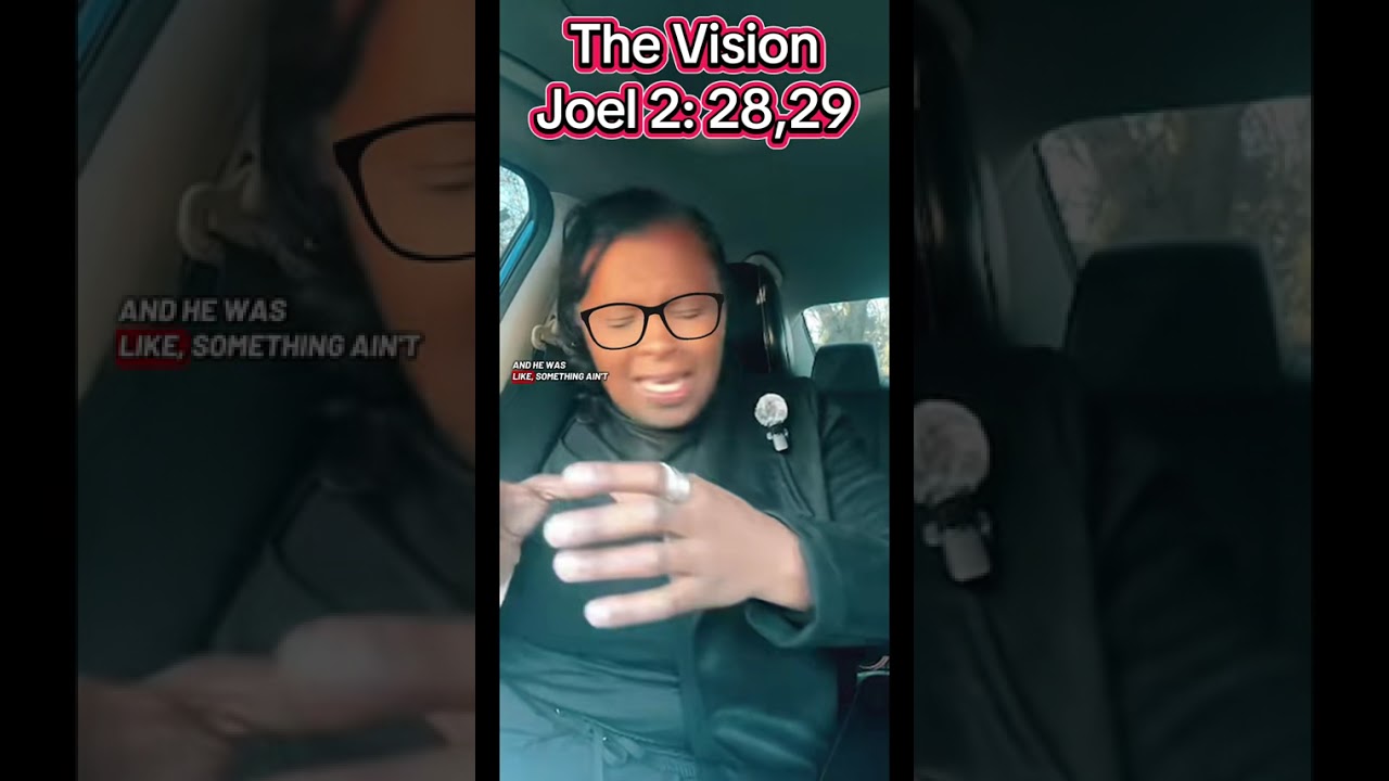 What is your vision ?  Joel 2 :28,29