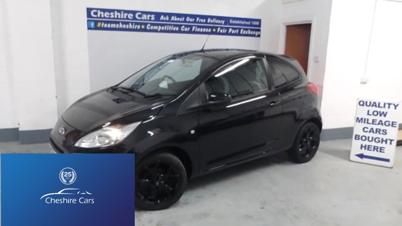 Used Ford Ka Black Edition for sale at Cheshire Cars in Crewe