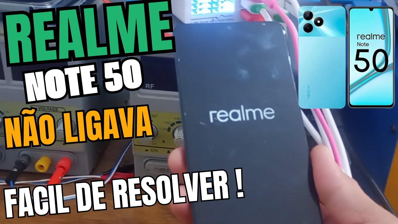 Como Resolver Realme Note 50 Que Não Liga e Não Carrega – Passo a Passo Simples