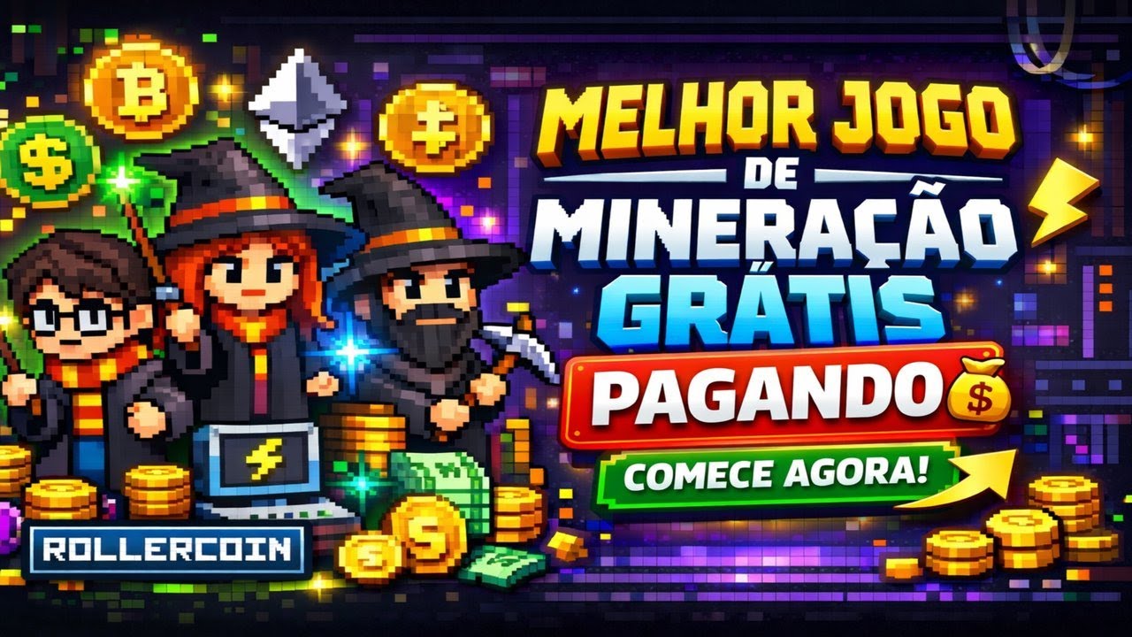 JOGO NFT MINERA&Ccedil;&Atilde;O GRATIS PAGANDO EM 2025 ! ROLLERCOIN COMECE HOJE