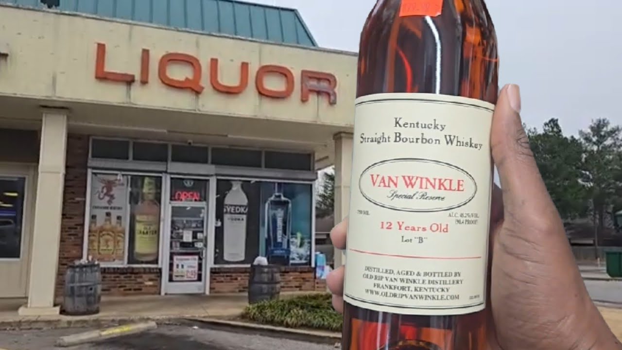 Bourbon hunting at a small store in Memphis