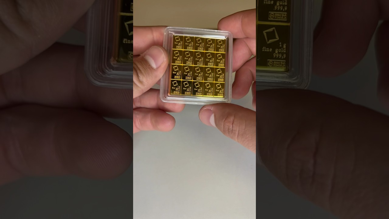 20 x 1 Gram Gold Valcambi CombiBar