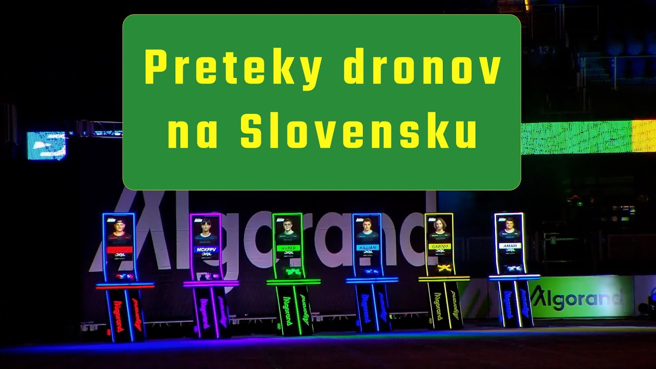 Dron racing preteky dronov už aj na Slovensku