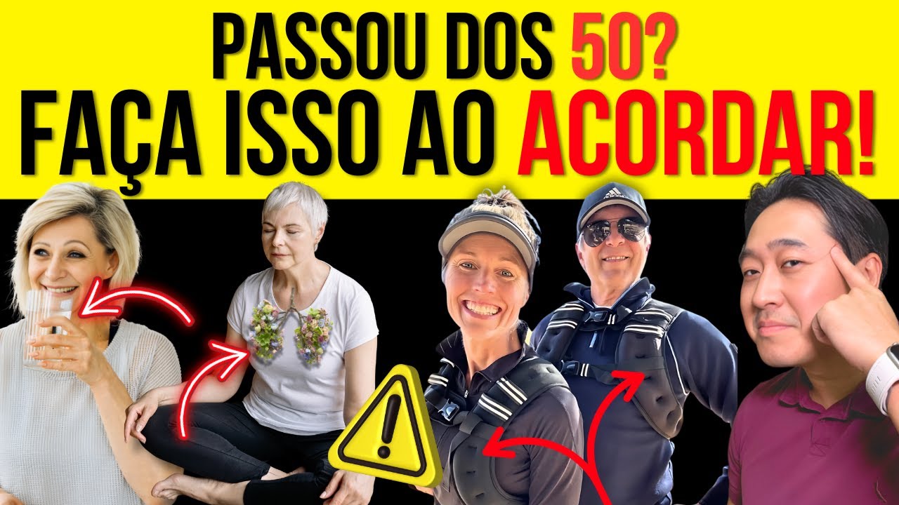 3 HÁBITOS DA MANHÃ QUE SALVAM SEU CORAÇÃO DEPOIS DOS 50.
