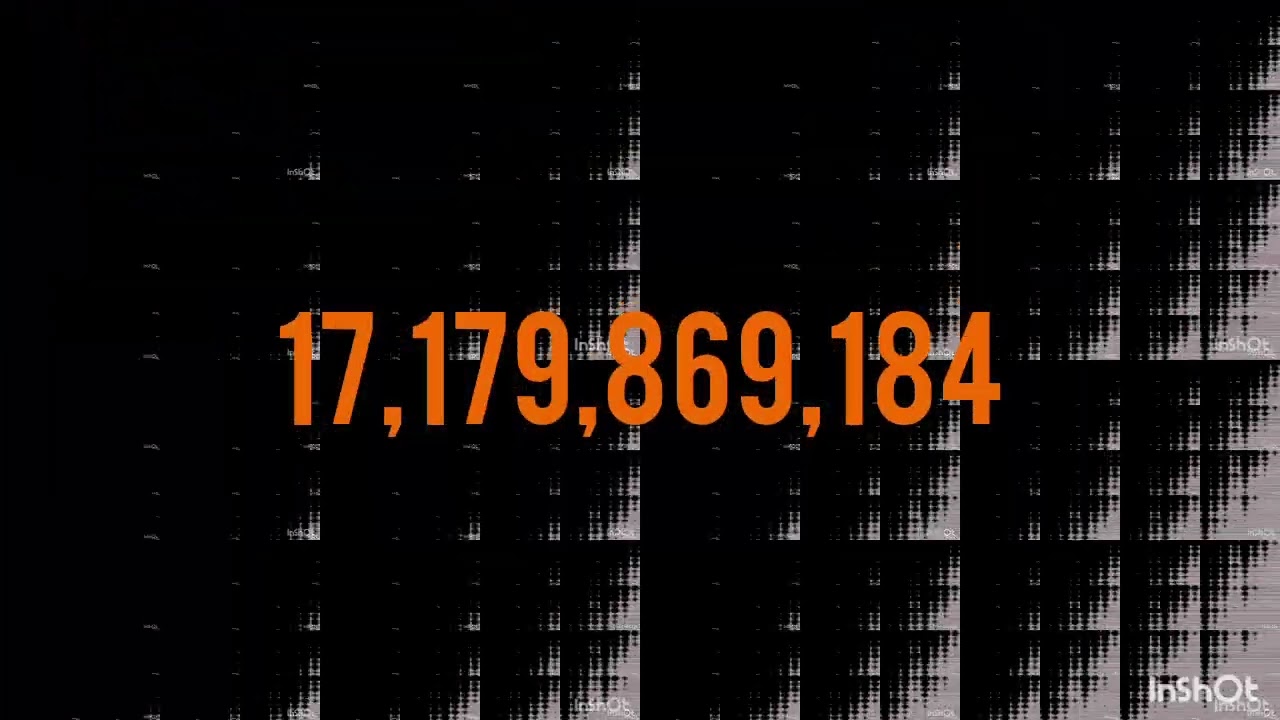Binary Numbers Counting 0-255 on 1 decillion times