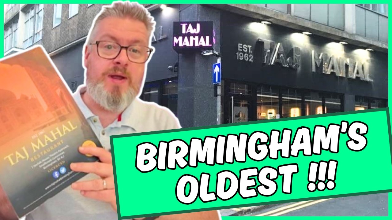 I Ate a CURRY at THE TAJ MAHAL! Birmingham's Oldest Curry House