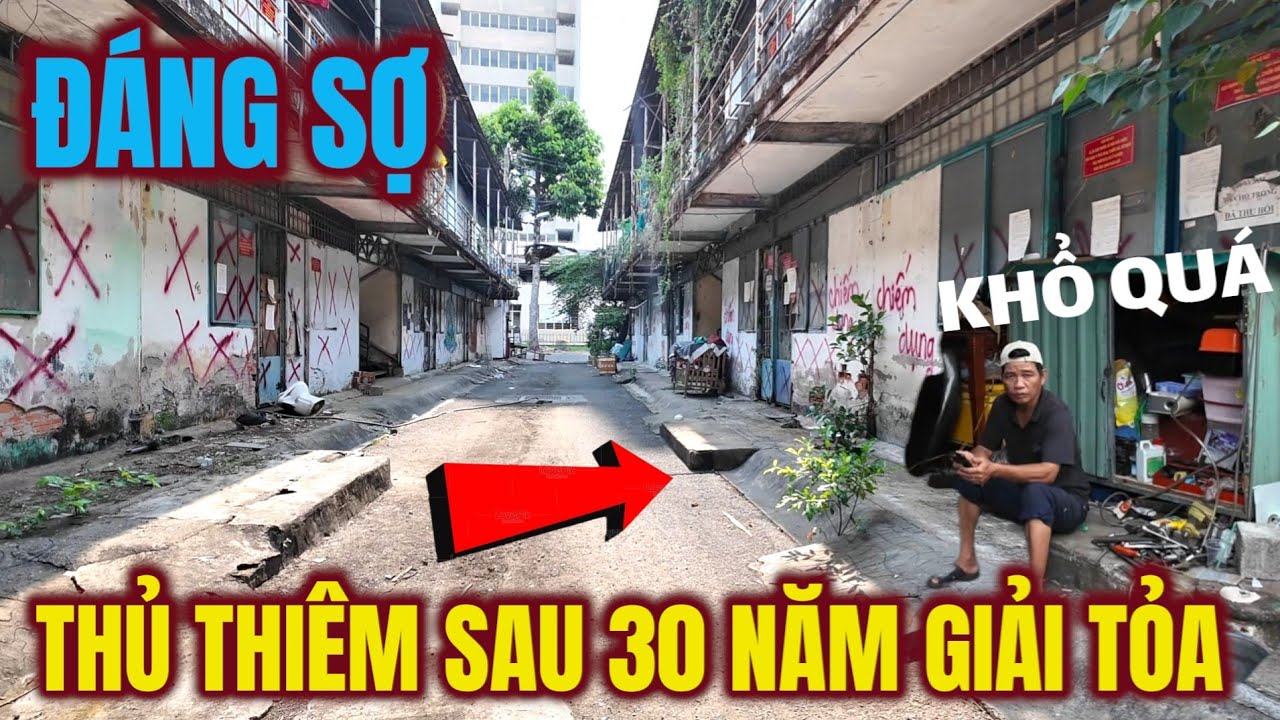 SỐC CẢNH THỦ THIÊM, ĐÁNG SỢ KHI BƯỚC VÀO VẪN CÒN CẢNH KHỔ THẾ NÀY ! SAU 30 NĂM QUY HOẠCH GIẢI TỎA 