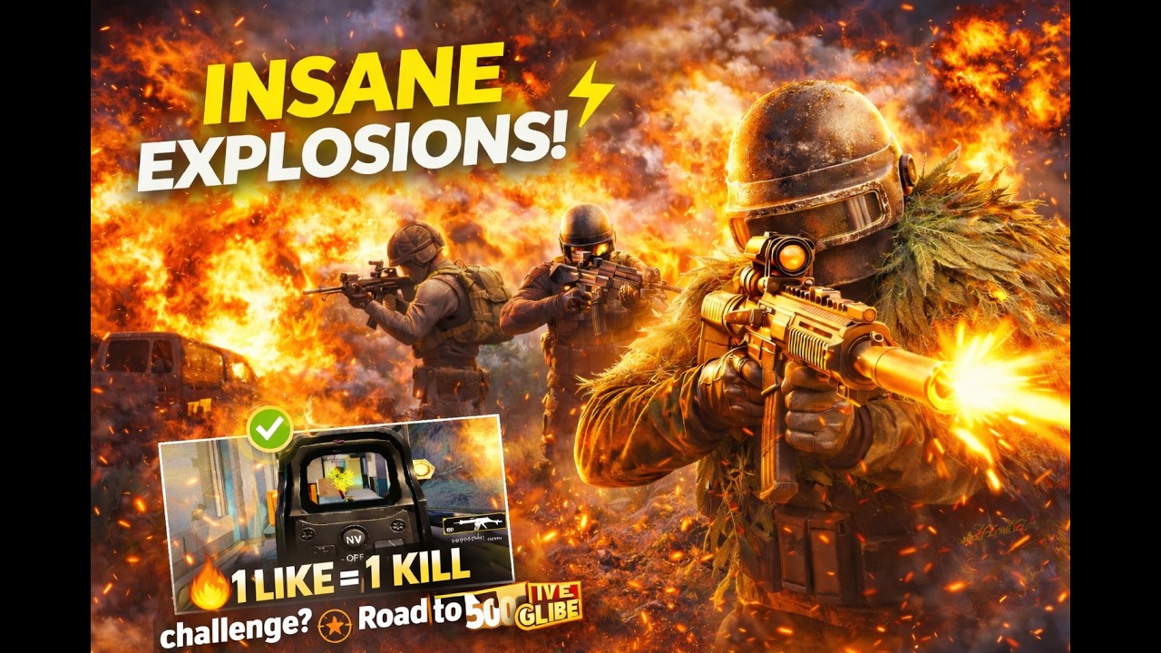 Lets Make it Fun Match - IF I WIN, YOU SUBSCRIBE! 🏆 1 LIKE = 1 KILL challenge? 🎯 Road to 500 SUBS!
