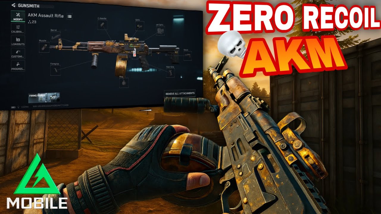  “ZERO RECOIL AKM BUILD 💀 MAX DAMAGE SETUP || DELTA FORCE MOBILE”