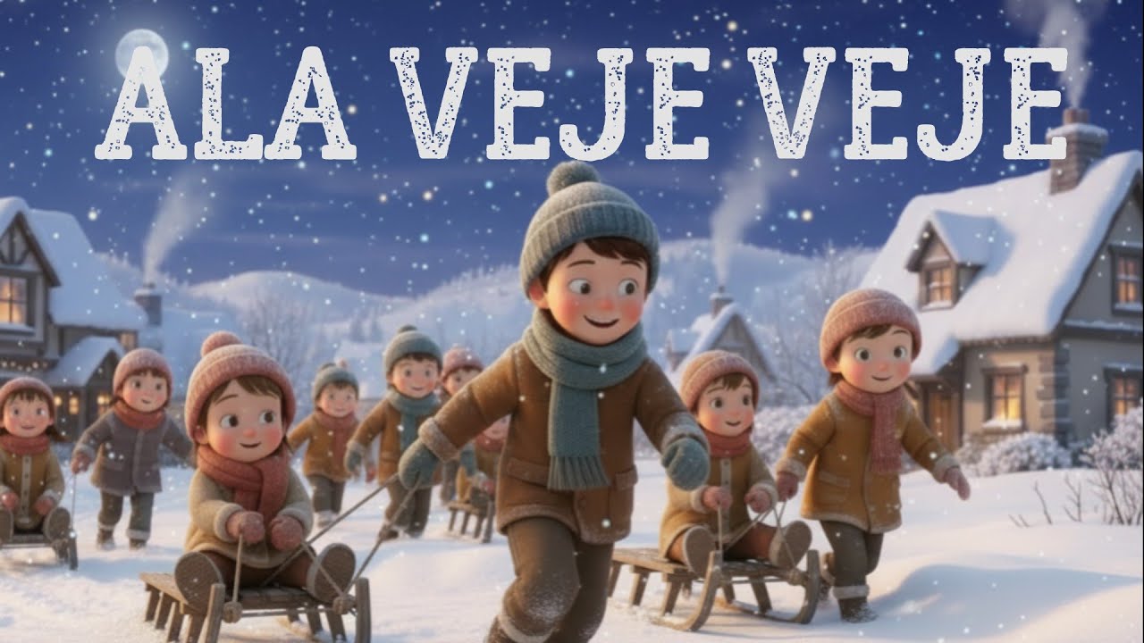 Ala veje, veje - &scaron;ta marimo mi!❄️⛄️ Zimska pesma za decu | Sanke, sneg i smeh 🛷✨