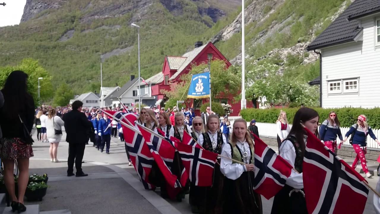 17 May 2016 Ovre &Aring;rdal -  The National Norway's Day - Syttende mai!