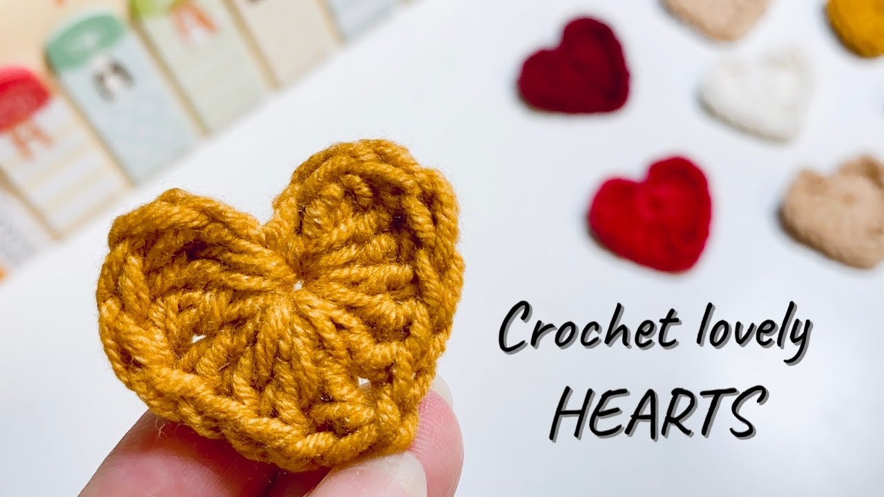 Hướng dẫn móc hình trái tim siêu dễ chỉ trong 3 phút | NoLi Handmade