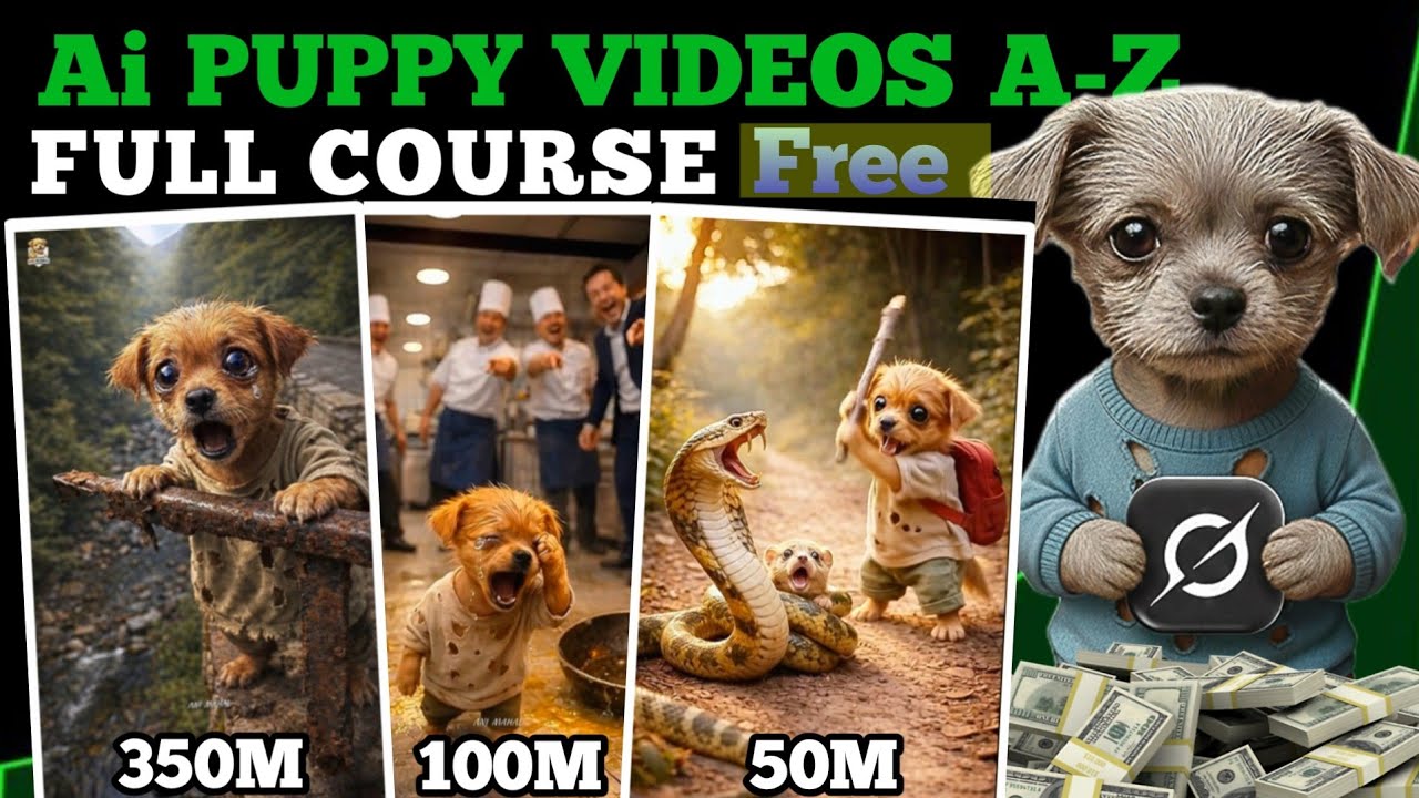 How to Make Viral AI Puppy Videos in 2026 🤖🐶 (Step-by-Step) 
