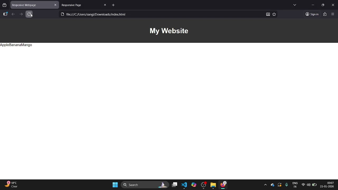 Build a Basic Webpage using HTML & CSS | Layout, Styling & Responsiveness