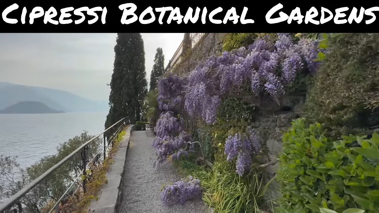 Gardens of Lake Como, Italy: 2023 Walking Tour 4K | Villa Cipressi, Varenna