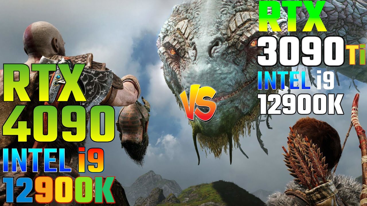 NVIDIA RTX 4090 vs RTX 3090 Ti | God of War | 12900K DDR5 | Gameplay + FPS Benchmark + POWER