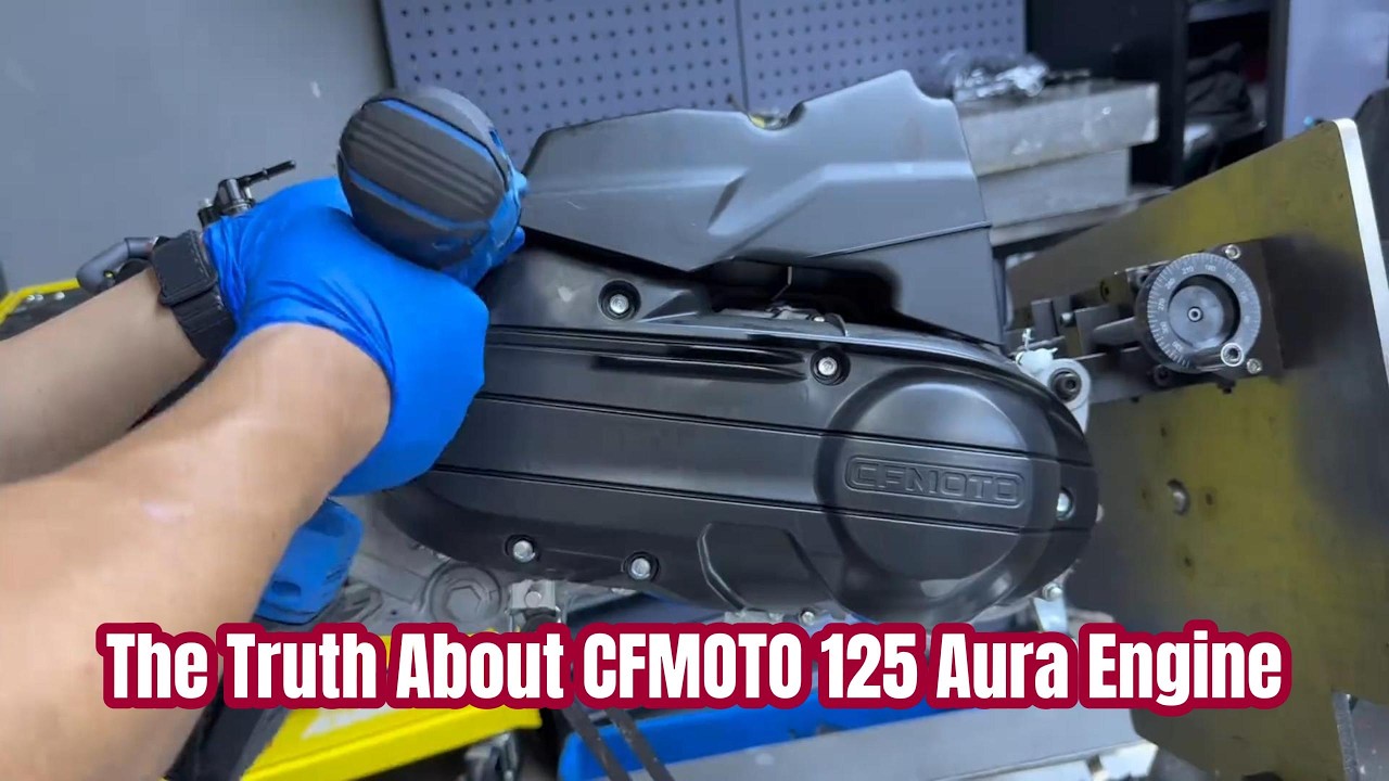 CFMOTO 125 Aura &mdash; это тайная Yamaha? Полная разборка двигателя! 🛠️