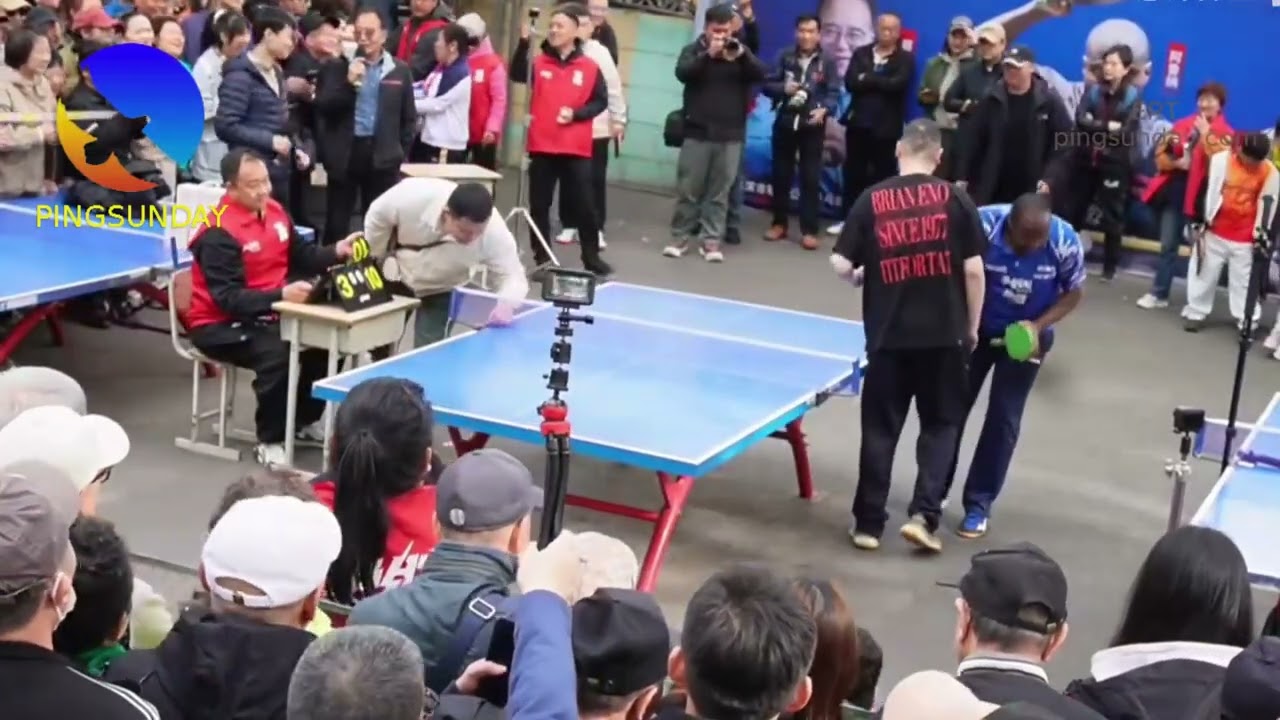 Quadri Aruna vs 2000-rated player in the Chinese Ping Pong Park