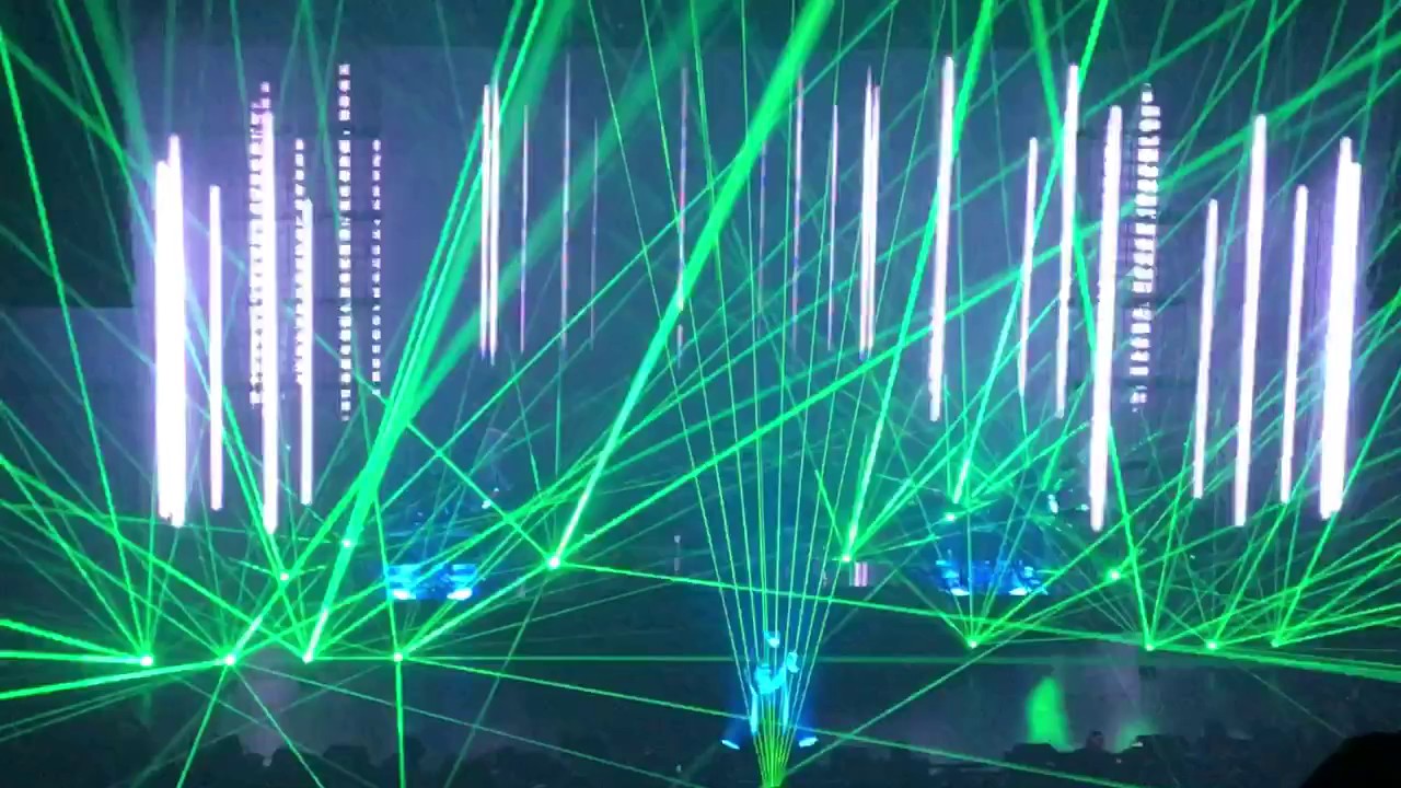 Jean-Michel Jarre Chicago May 22nd 2017 - Laser Harp