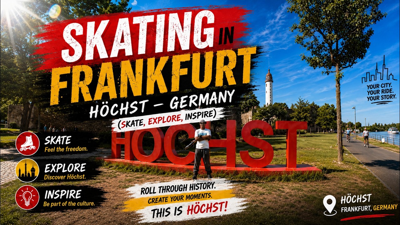 Skating through One of the Best City in Germany (Frankfurt H&ouml;chst)
