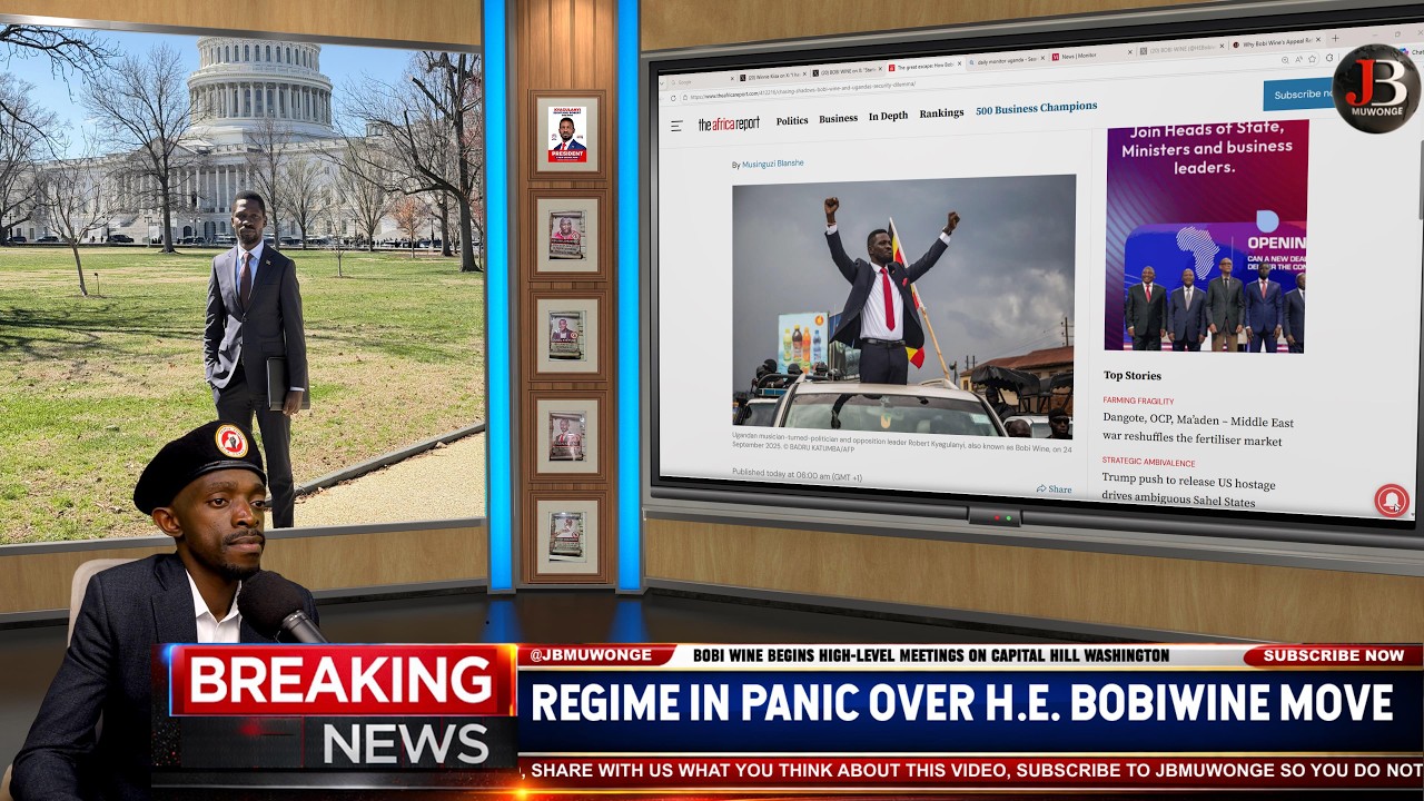 Museveni Regim ein Panic Over Bobiwine Move - They have Pulled out the Pan African Card