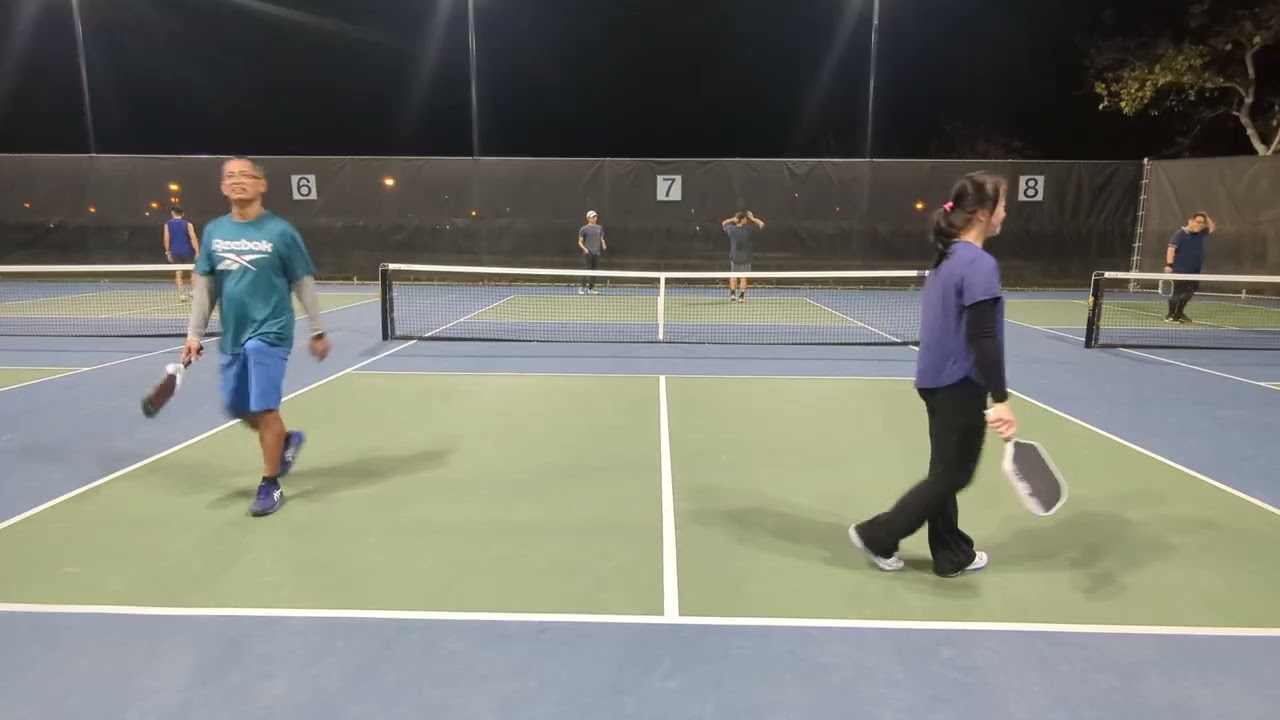 Ken, William vs Ray, Eve 1.18.26 #pickleball at Mountain View Park, Eastvale, CA