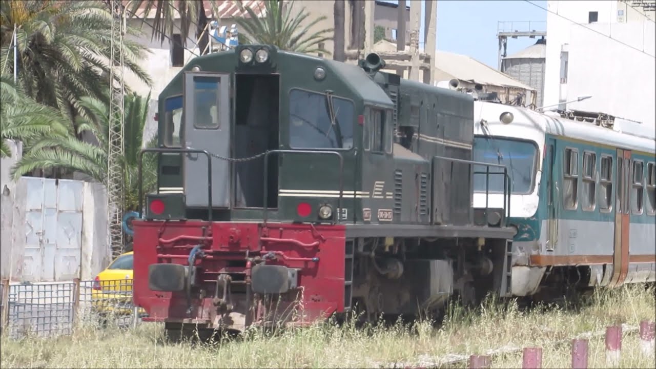 TRAINS DE TUNISIE 16 🇹🇳 قطارات تونس