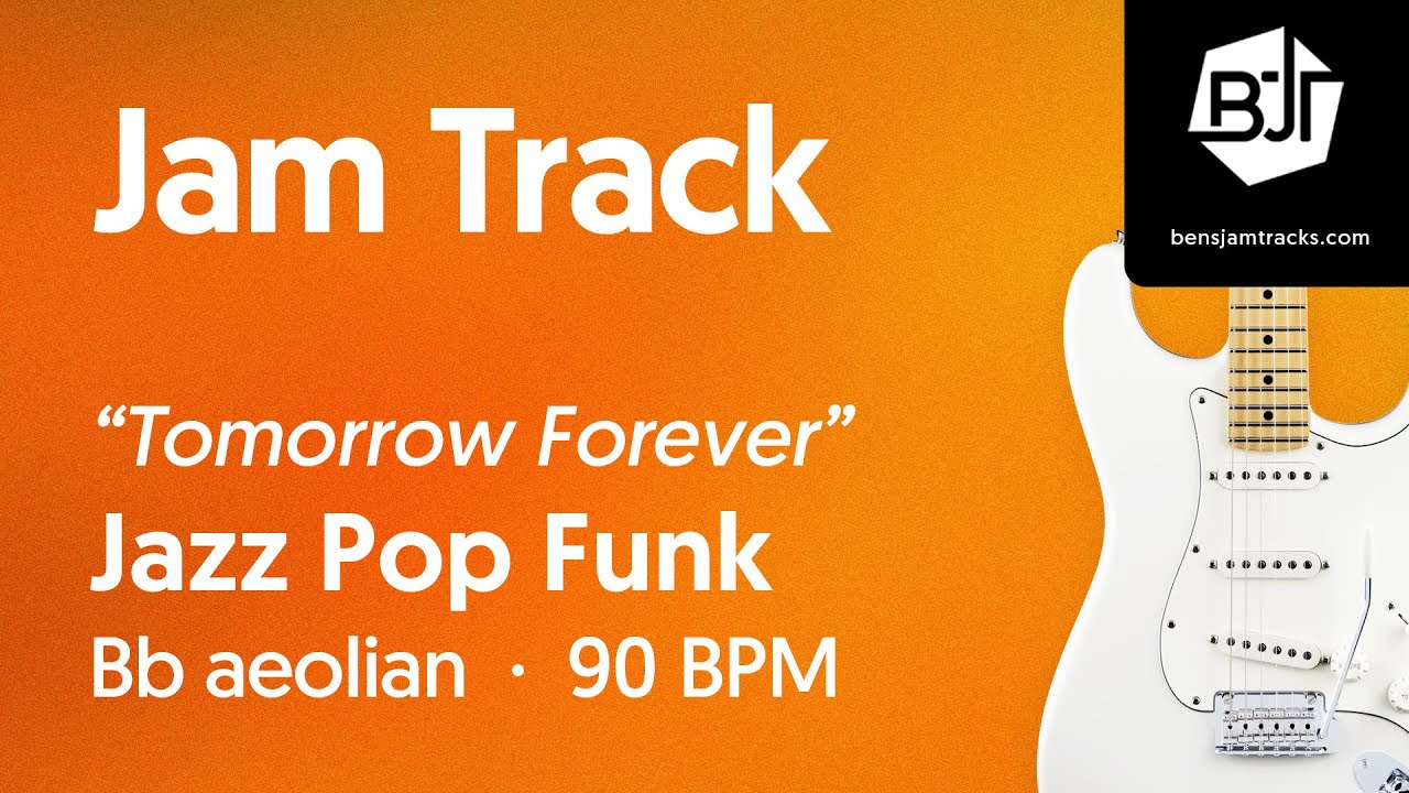 Jazz Pop Funk Jam Track in Bb aeolian 