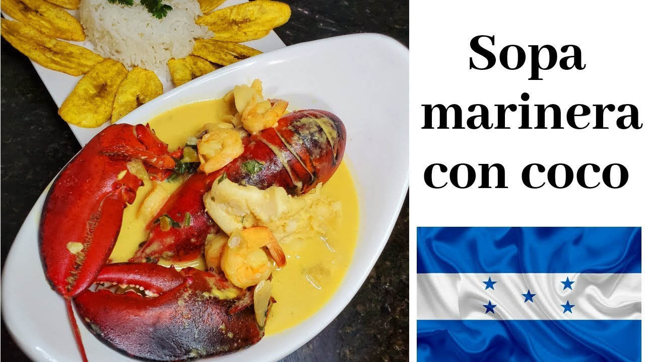 Receta sopa de MARISCOS 🇭🇳 al estilo hondureño 😁 la mejor sopa de Marinera del mundo