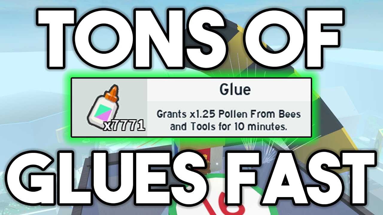 How To GET A LOT of GLUES in Bee Swarm Simulator!!