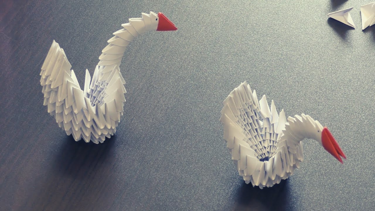 Jak zrobić łabędzia metodą origami ❓ 😀