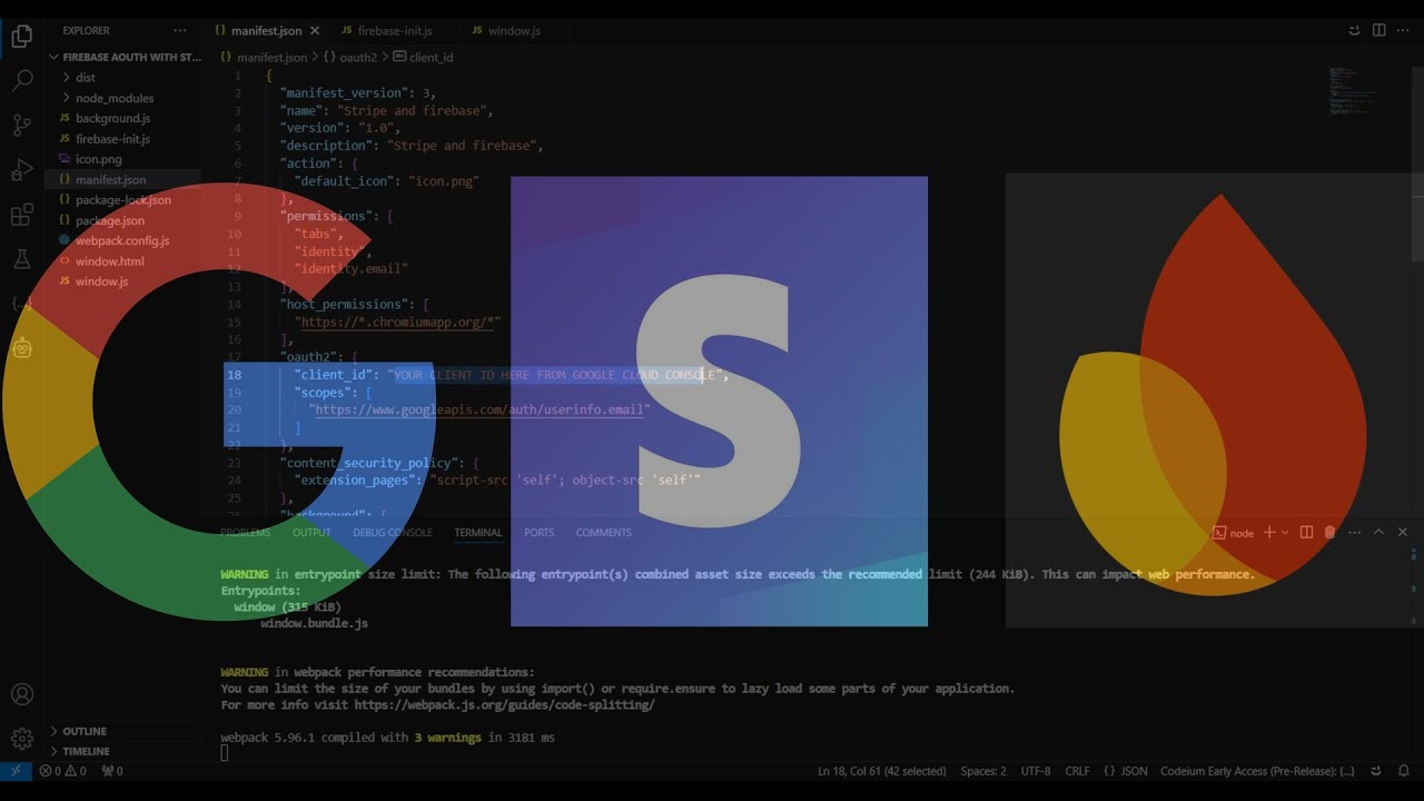Chrome Extension with Firebase and Stripe Integration