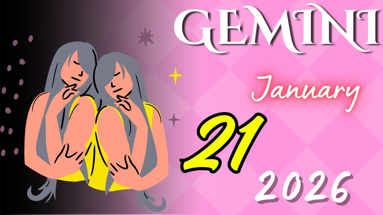 GEMINI ♊😲  : A Silent Helper Is Appearing, Accept Support Quickly 🎁 January 21 2026